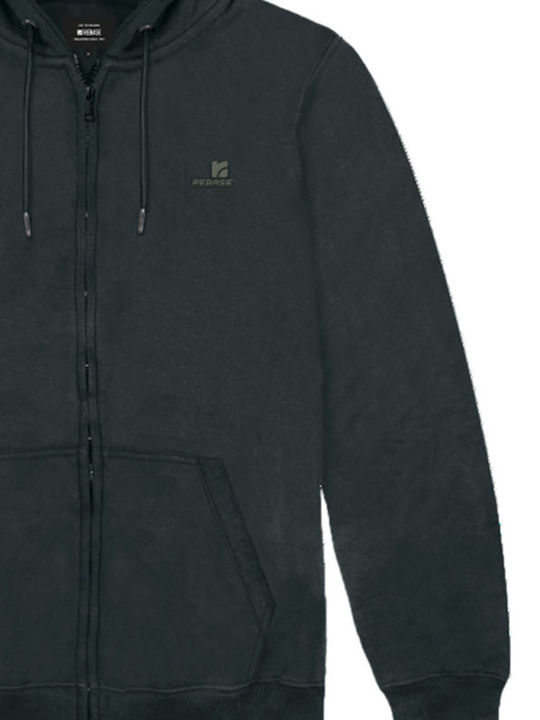 Hooded Cardigan Forest Green