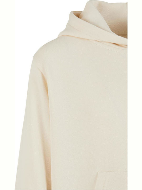 Kinder-Sweatshirt mit Ecru Kapuze