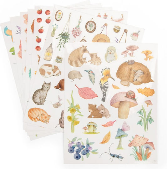 Les Rosalies Malbuch Sticker Moulin Roty