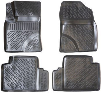 Set de covorașe auto din cauciuc tip disc pentru Toyota Avensis III 2009-2018