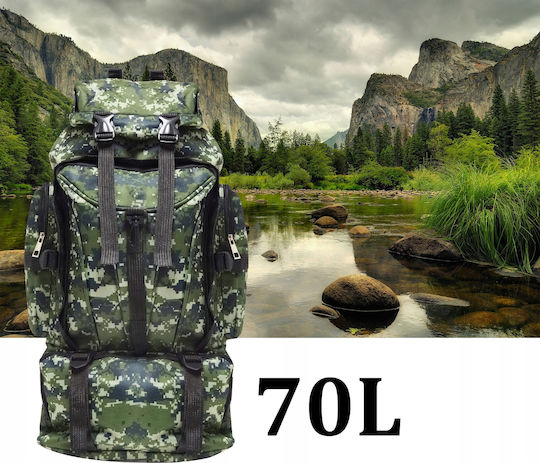 Militärischer Rucksack Rucksack Digitaltarnung 70Es
