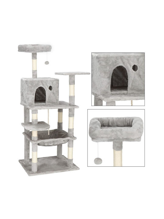 Scratching Post Cat Trees Gray Height 145cm
