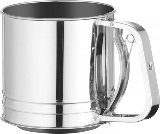 Steel Flour Sifter Cup 550 G Steel Flour Sifter Cup 550 G