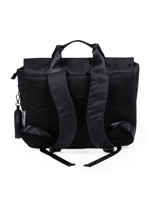 School Bag Black Gold