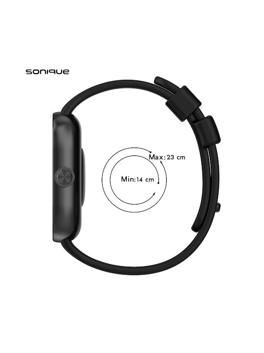 Sonique Λουράκι Σιλικόνης Μαύρο (Redmi Watch 4 / Redmi Watch 5)