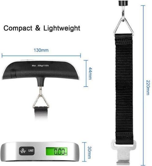 Mini Portable Scale Lcd Metal Silver