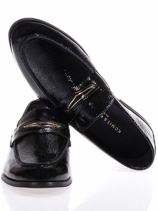 Λουστρίνι Γυναικεία Loafers σε Μαύρο Χρώμα