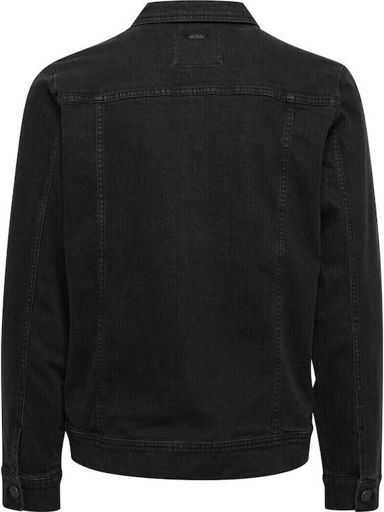 Jacket Denim Negru