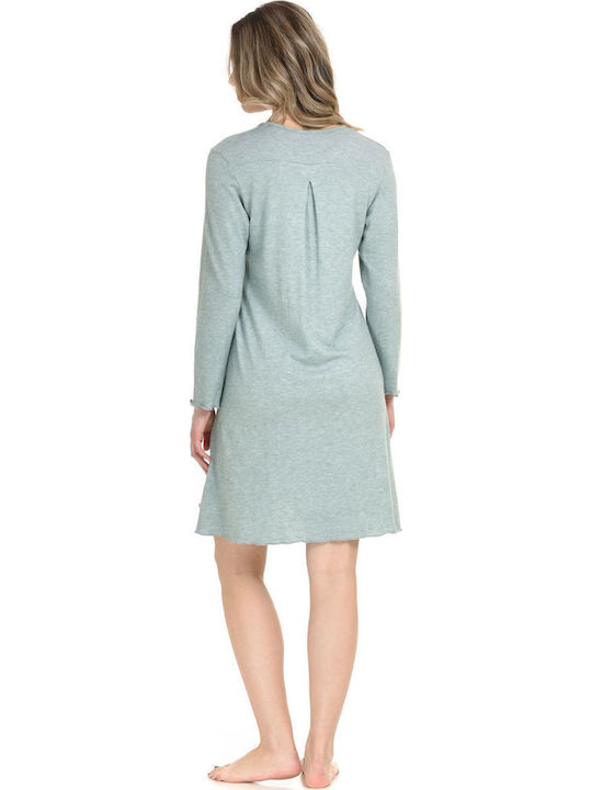 Zen Intimates Winter Women's Nightdress Pink
