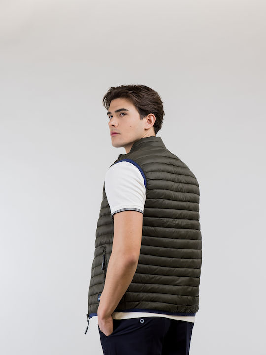 Be Board Men's Sleeveless Jacket Haki