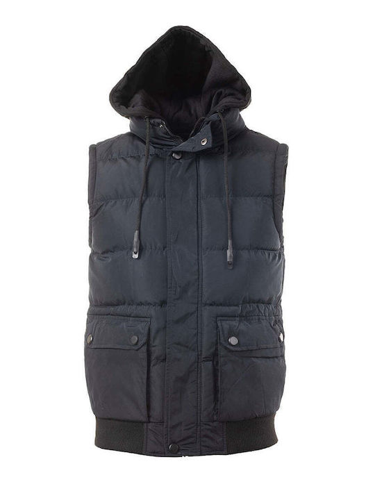 Ärmellos Jacke Blau
