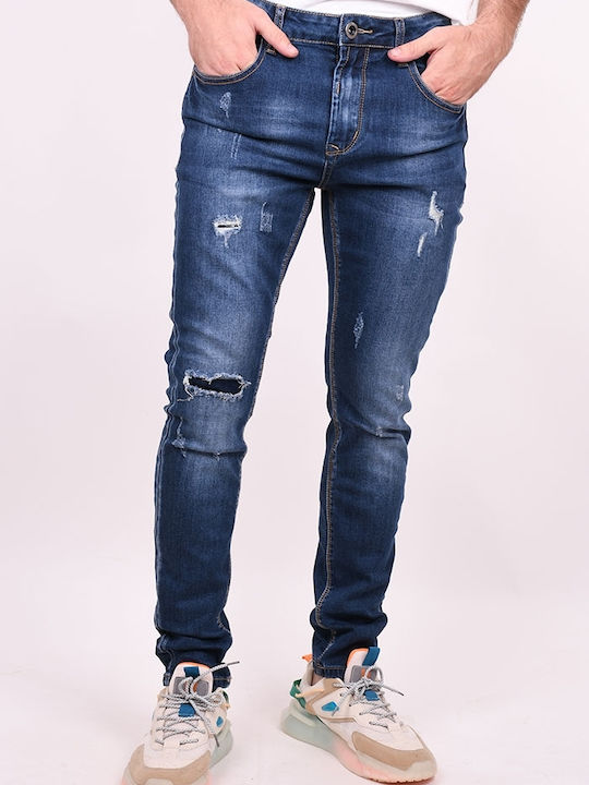 X-Three Herren Jeanshose Blue