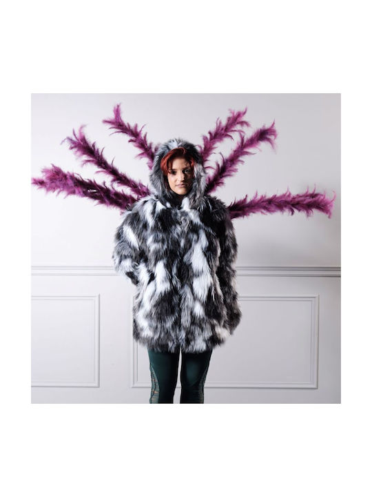 Dekorative Feder Purple 120cm Supergreens