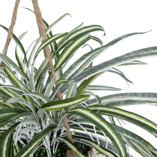 Globostar? Artificial Garden Chlorophytum Comosum Hanging Plant 20638 Τεχνητό Κρεμαστό Διακοσμητικό Χλωρόφυτο Y50cm