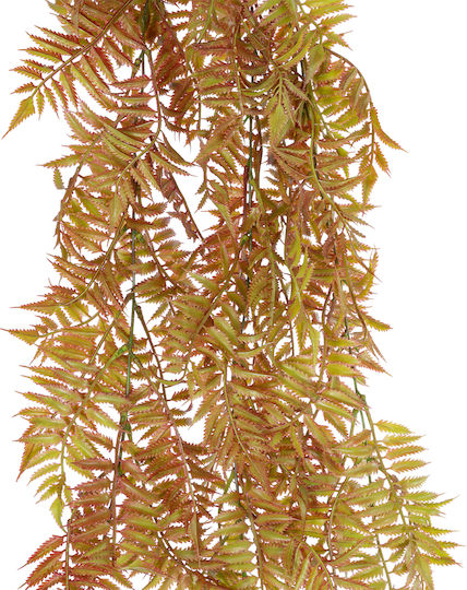 Dekorative künstliche Pflanze Farn Beige 85cm in Box 50Stück GloboStar