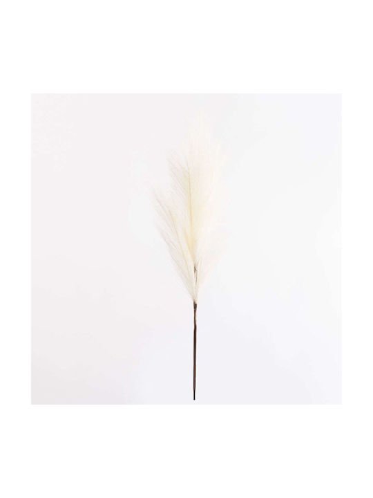 Τεχνητό Διακοσμητικό Κλαδί Pampas grass Εκρού 68cm Supergreens