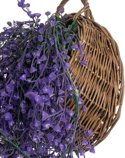 Globostar Artificial Garden Golden Bell Willow 3 Hanging Plant 20631 Hanging Artificial Decorative Plant of Itia Y110cm