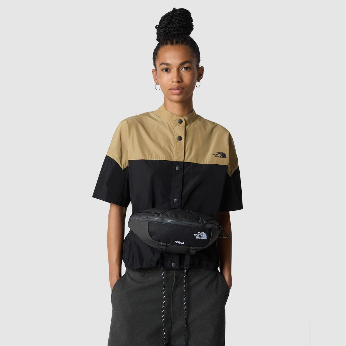 The North Face Lumbar Bum Bag pentru Curea Gri NF0A81EO4JK