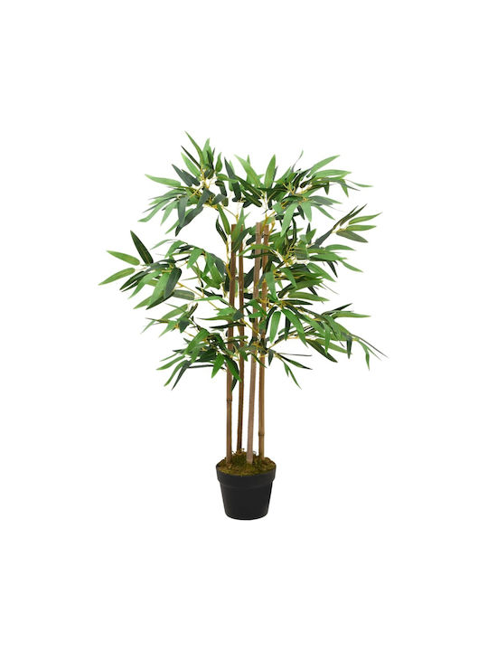 Изкуствено растение в саксия Бамбук Green 90см vidaXL