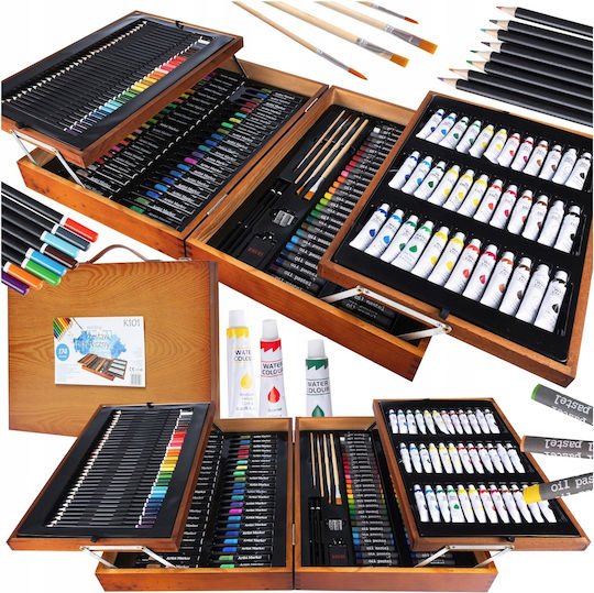 Painting Set Wooden 45x32cm 174pcs