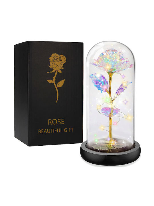 Eternal Rose Valentine's Gold 22cm in Yala with LED