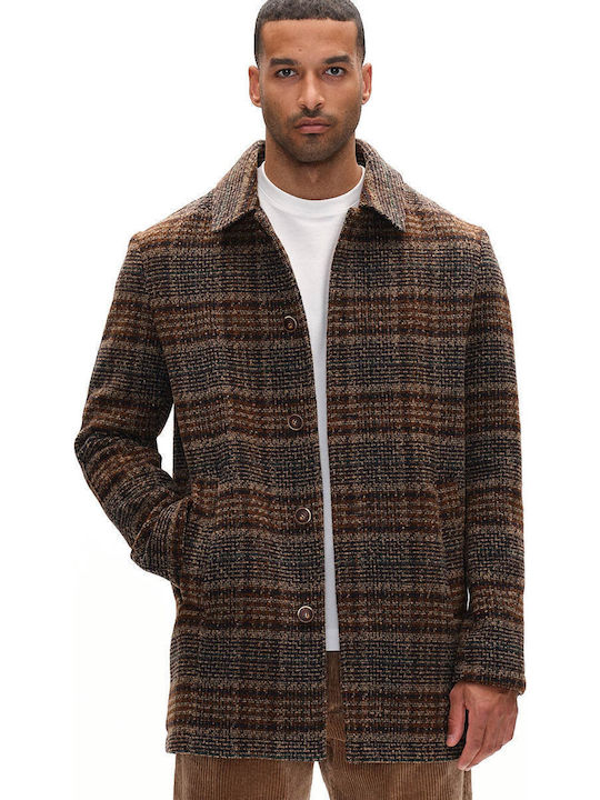 Herren Mantel Braun