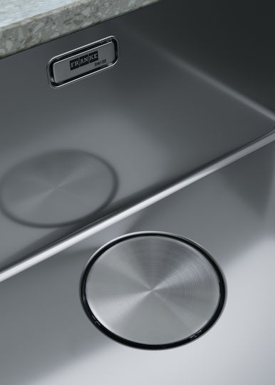 Franke Mythos MYX 110-34 3012500602 Undermount Sink Inox Satin W38xD44cm Silver