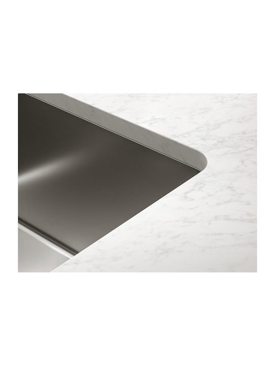Franke Mythos MYX 160-50-16 3012500623 Right-handed Undermount Sink Right Inox Satin W72.5xD44cm Silver