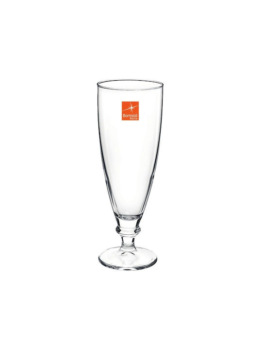 Bormioli Rocco Harmonia Set Gläser Bier, μπίρας aus Glas Mit Stiel 380ml 6Stück