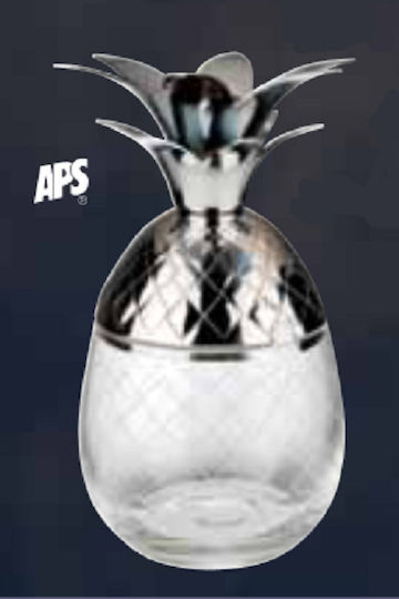 APS Ποτήρι Κοκτέιλ/Ποτού από Γυαλί σε Ασημί Χρώμα 350ml APS Ποτήρι Κοκτέιλ/Ποτού από Γυαλί σε Ασημί Χρώμα 350ml