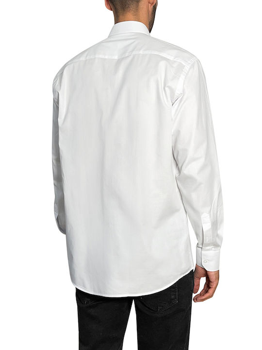 Polsino Shirts Men's Shirt Long Sleeve White