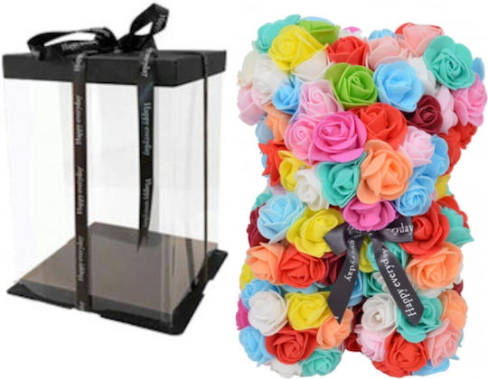 Мече от изкуствени рози Multicolour 25см