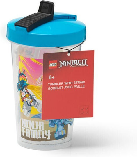 LEGO Ninjago Чаша За Вода От Пластмасова Със Сламка 500ml 40441726