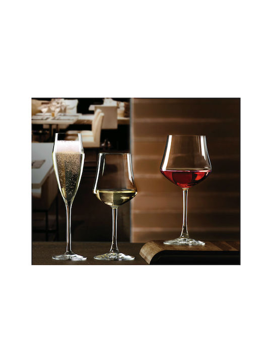 RCR Ego Glass for Red Wine made of Crystal in Red Color Goblet 500ml