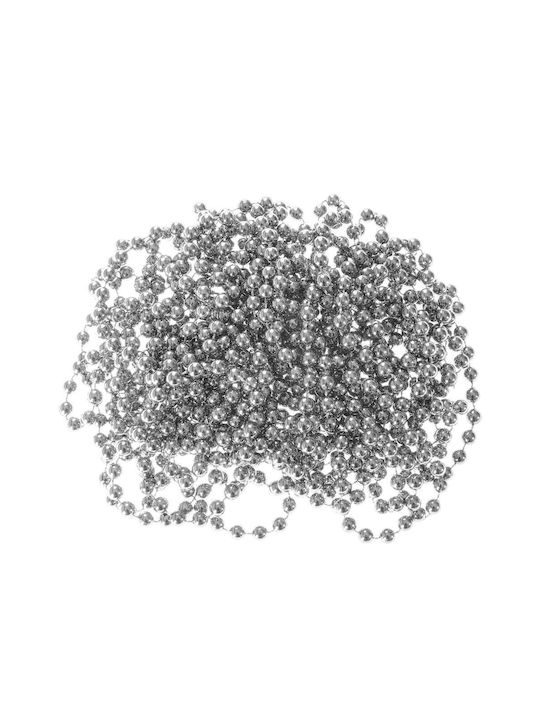 Crăciun Ghirlande Plastică Argintiu 1buc