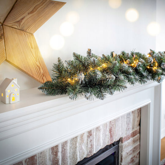 Kadax Weihnachtliche Girlande Plastik Grün 1Stück
