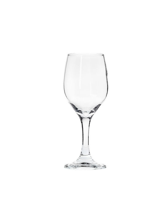 Borgonovo Ducale Set of Glasses for White Wine made of Glass Stemmed 270ml 6pcs