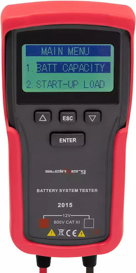 Autobatterietester Säure-Blei LCD 3-250 Ah 9-18 V