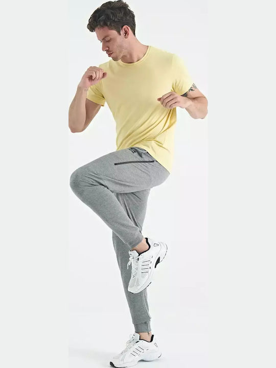 Jogginghose mit Gummizug Grey Melange