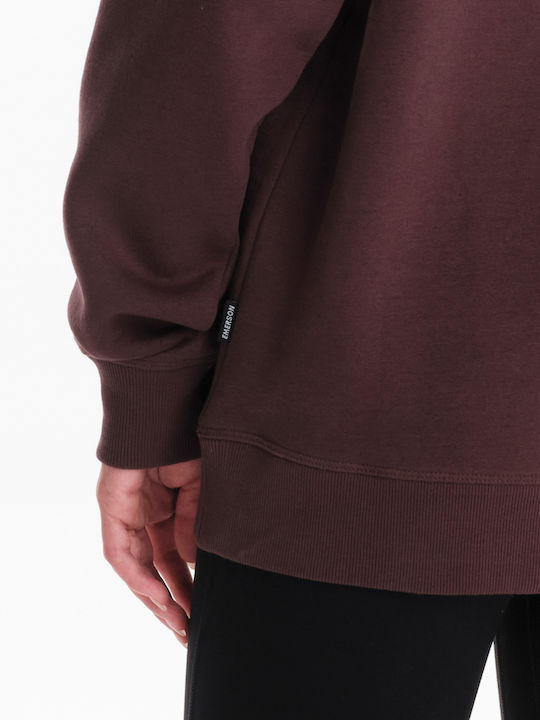 Women's Sweatshirt Hooded Burgundy