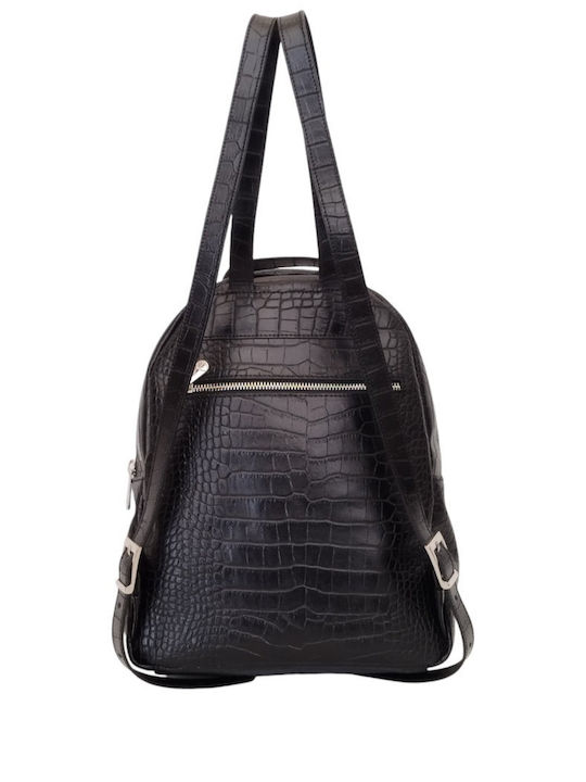 Pelletteria Veneta Leather Women's Bag Backpack Black