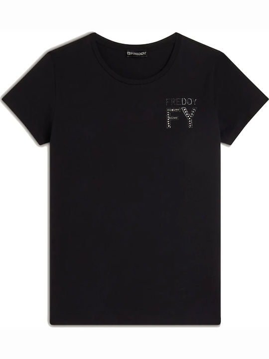 Damen T-Shirt Schwarz