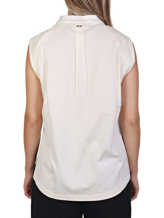 Ejica Women's Sleeveless Shirt Sub-white