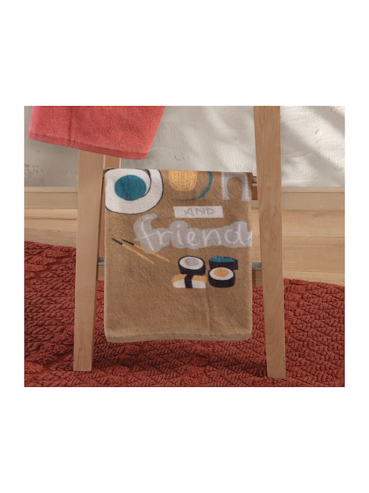 Nef-Nef Homeware Geschirrtuch aus 100% Baumwolle in Beige Farbe 40x60cm