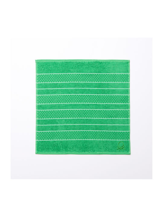 Benetton Kitchen Towel from 100% Cotton in Green Colour 3 Pieces
