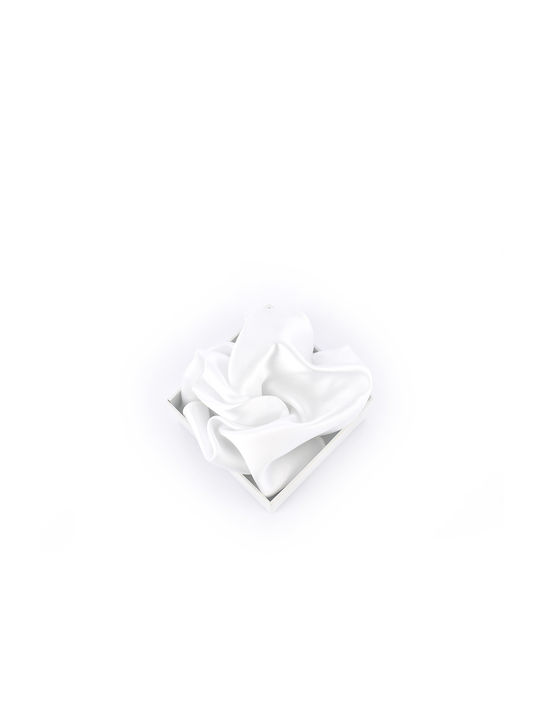 Messaggero Men's Handkerchief White