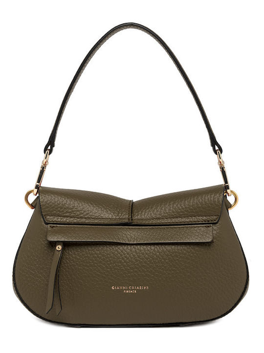 Gianni Chiarini Leather Women's Bag Shoulder Khaki