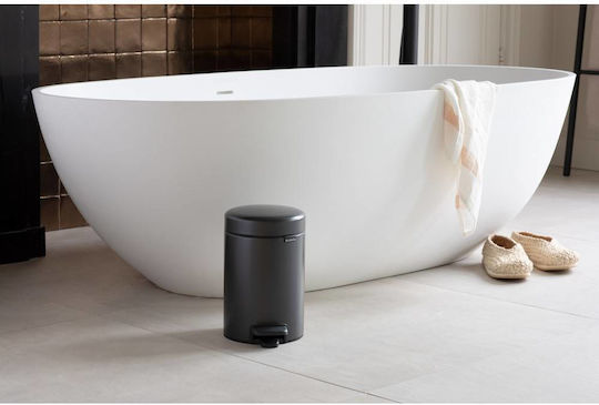 Brabantia Newicon Plastic Bathroom Basket 3lt Gray