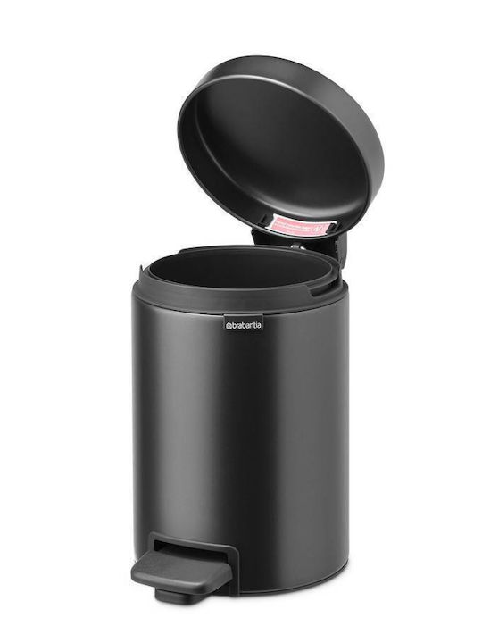 Brabantia Newicon Plastic Bathroom Basket 3lt Gray