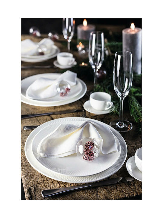 Maxwell & Williams Diamonds Serving Bowl Round made of Porcelain White with Diameter 12.5cm